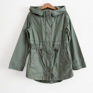 Old Navy Girls Military Field Jacket in Army Green size S